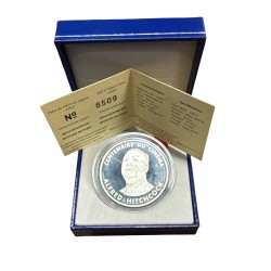 100 Francs 1995 - Alfred Hitchcock - Centenaire du cinéma - argent belle épreuve 2