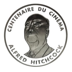 100 Francs 1995 - Alfred Hitchcock - Centenaire du cinéma - argent belle épreuve
