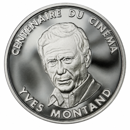 100 Francs 1995 - Yves montand - Centenaire du cinéma - argent belle épreuve