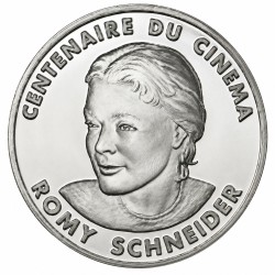 100 Francs 1995 - Romy Schneider - Centenaire du cinéma - argent belle épreuve