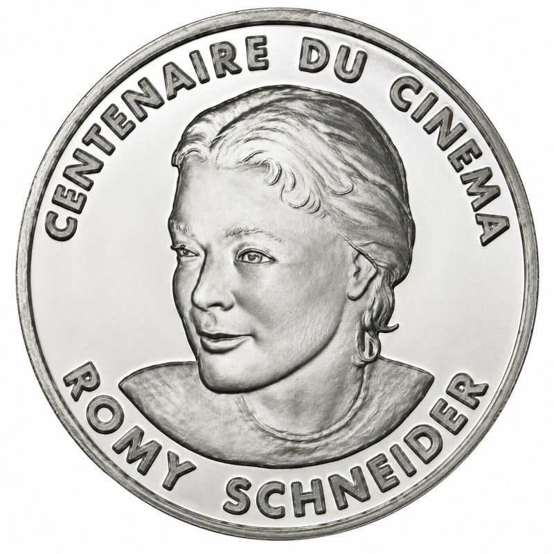 100 Francs 1995 - Romy Schneider - Centenaire du cinéma - argent belle épreuve