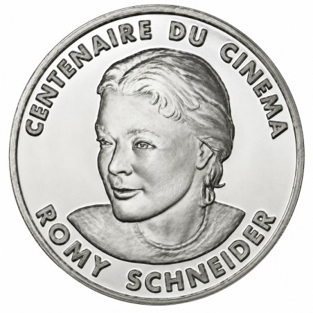 100 Francs 1995 - Romy Schneider - Centenaire du cinéma - argent belle épreuve