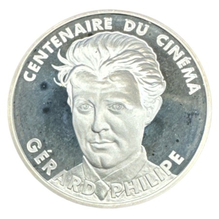 100 Francs 1995 - Gérard Philippe - Centenaire du cinéma - argent belle épreuve