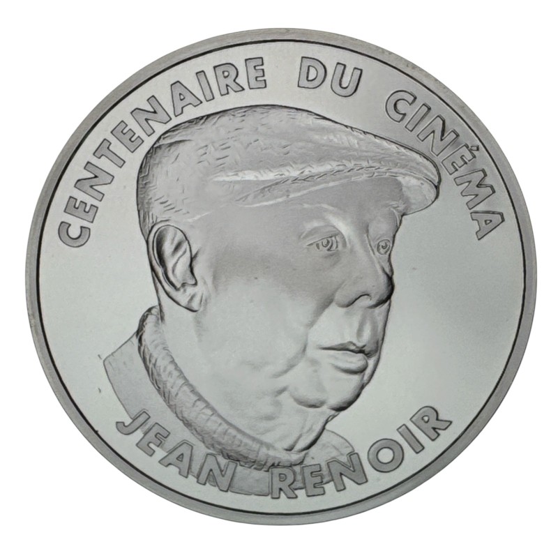 100 Francs 1995 - Jean Renoir - Centenaire du cinéma - argent belle épreuve