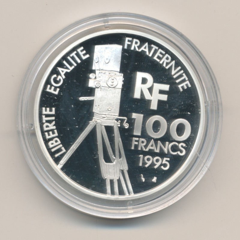 100 Francs 1995 - Marcel Pagnol - Centenaire du cinéma - argent belle épreuve