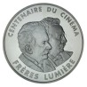100 Francs 1995 - Frères lumière - Centenaire du cinéma - argent belle épreuve