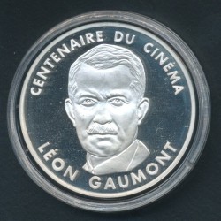 100 Francs 1995 - Léon Gaumont - Centenaire du cinéma - argent belle épreuve 2