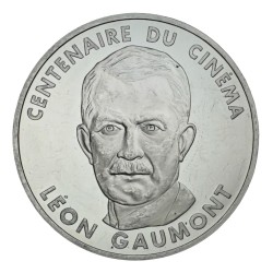 100 Francs 1995 - Léon Gaumont - Centenaire du cinéma - argent belle épreuve