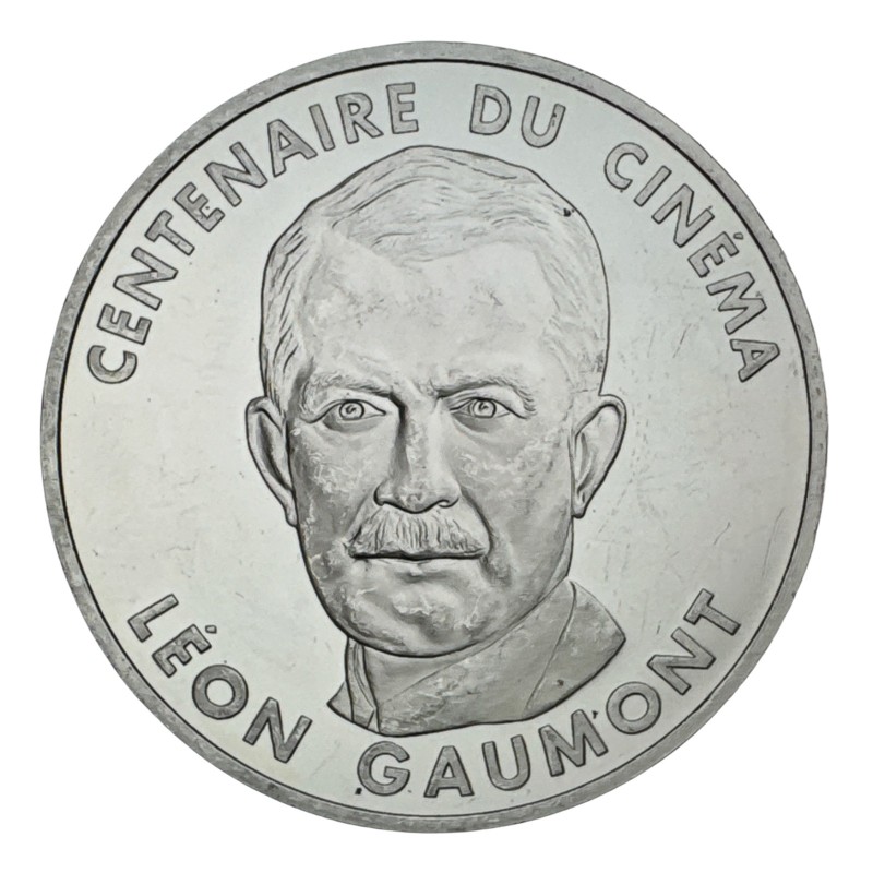 100 Francs 1995 - Léon Gaumont - Centenaire du cinéma - argent belle épreuve