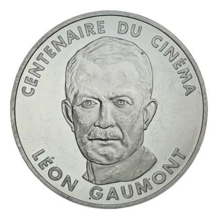 100 Francs 1995 - Léon Gaumont - Centenaire du cinéma - argent belle épreuve