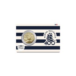 2 Euro 2026 - 400 ans de la marine nationale - brillant universel - en coincard