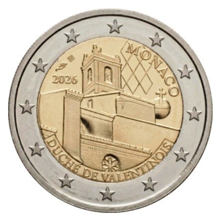Monaco - 2 Euro 2026 - Duche de Valentinois - Belle épreuve