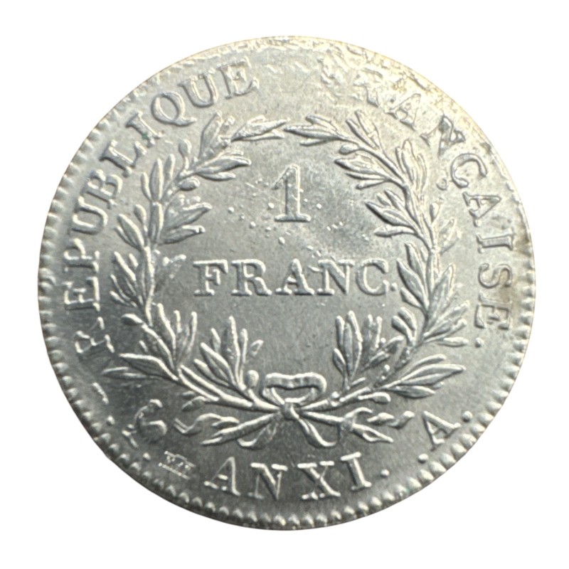 Médaille/Refrappe - 1 Franc Bonaparte 1er consul - AN XI A - 32mm