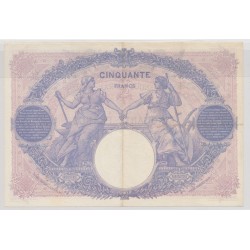 50 Francs Bleu et rose - 15.01.1921 2