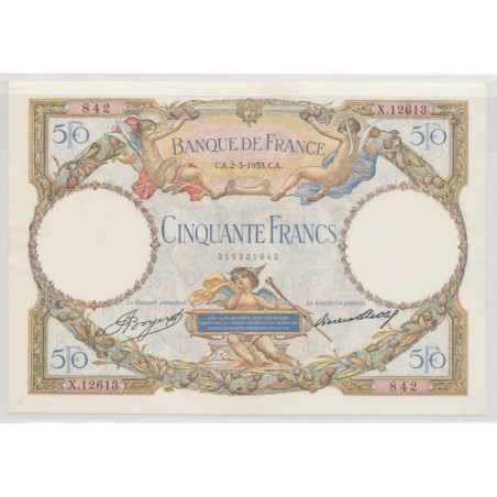 50 Francs Luc Olivier Merson - 2.03.1933