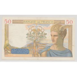 50 Francs cérès - 25.04.1935 2