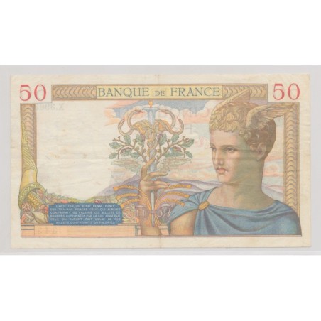 50 Francs cérès - 19.03.1936