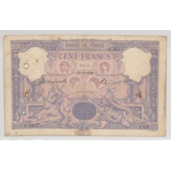 100 Francs Bleu et rose - 13.12.1902