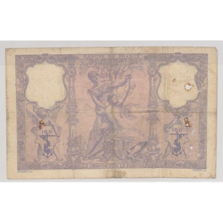 100 Francs Bleu et rose - 13.12.1902
