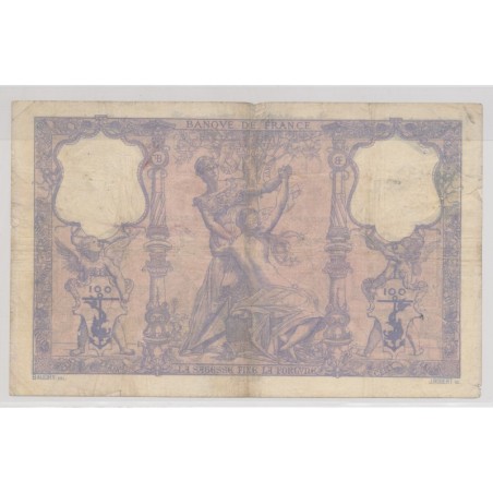 100 Francs Bleu et rose - 17.11.1905