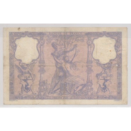 100 Francs Bleu et rose - 21.12.1905