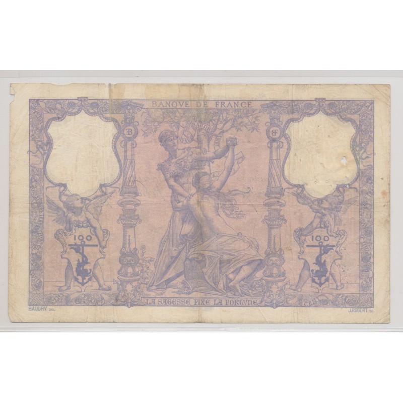 100 Francs Bleu et rose - 21.03.1906