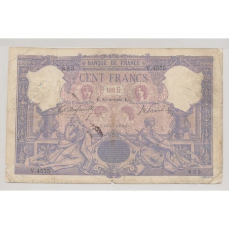 100 Francs Bleu et rose - 25.06.1906