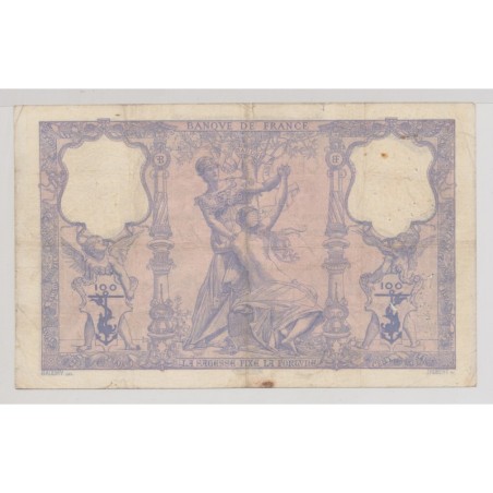 100 Francs Bleu et rose - 8.02.1907