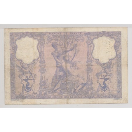 100 Francs Bleu et rose - 30.09.1907