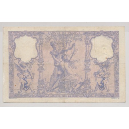 100 Francs Bleu et rose - 4.12.1907