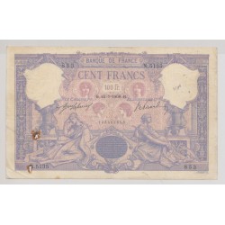 100 Francs Bleu et rose - 22.07.1908
