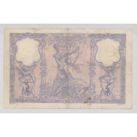 100 Francs Bleu et rose - 1.09.1908