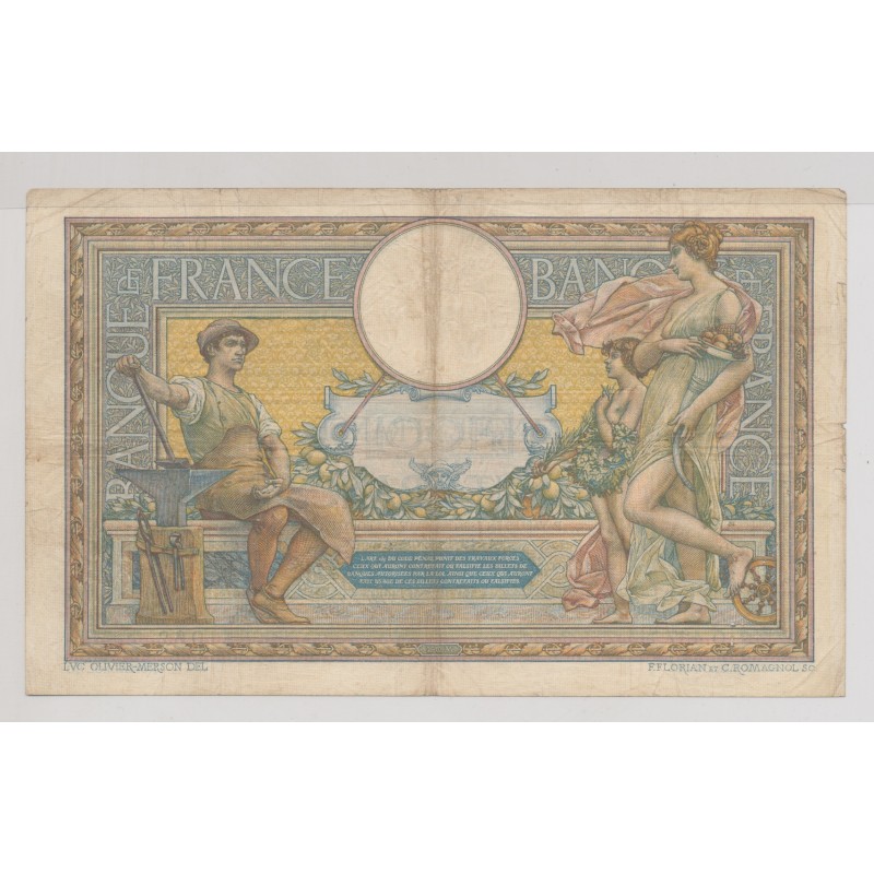 100 Francs L.O.M - 19.09.1908