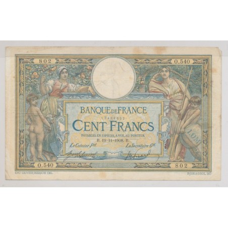 100 Francs L.O.M - 19.11.1908