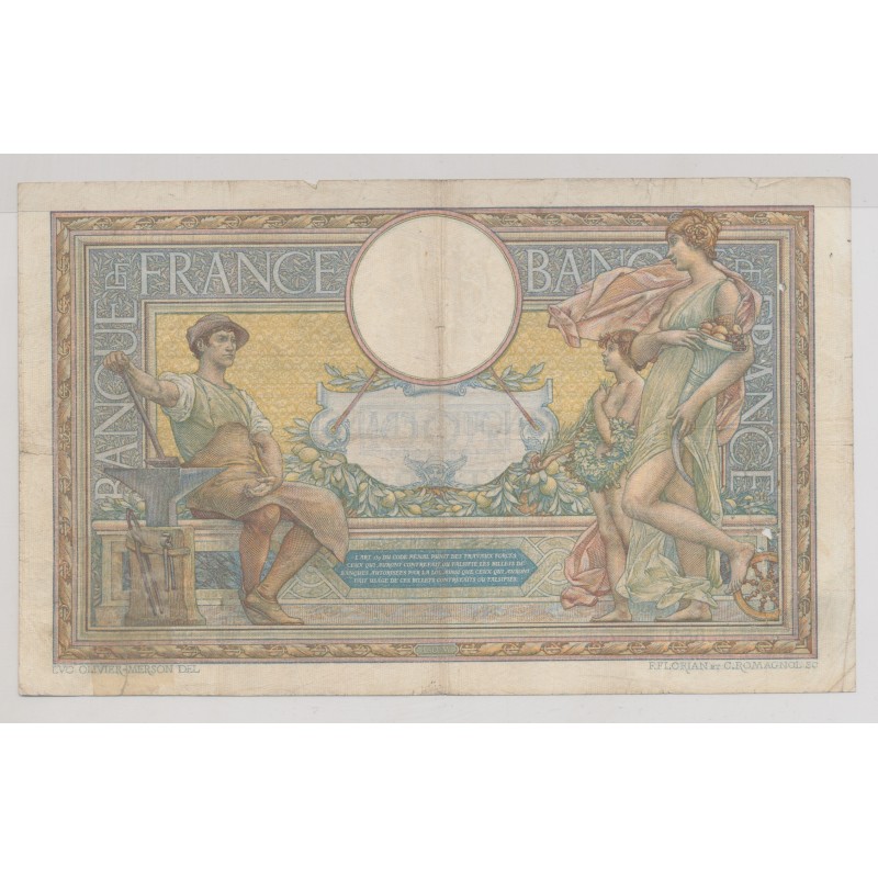 100 Francs L.O.M - 27.11.1908
