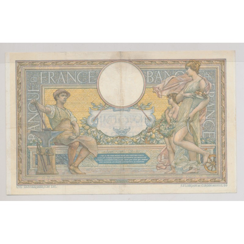 100 Francs L.O.M - 22.04.1909