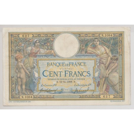 100 Francs Luc Olivier Merson - 13.10.1909