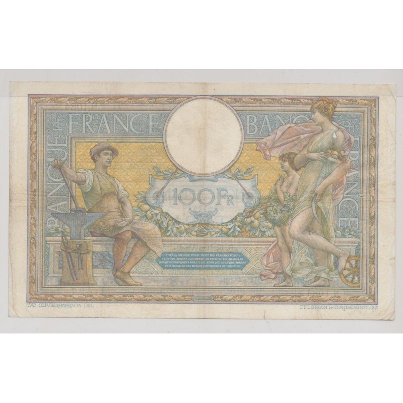 100 Francs Luc Olivier Merson - 13.10.1909