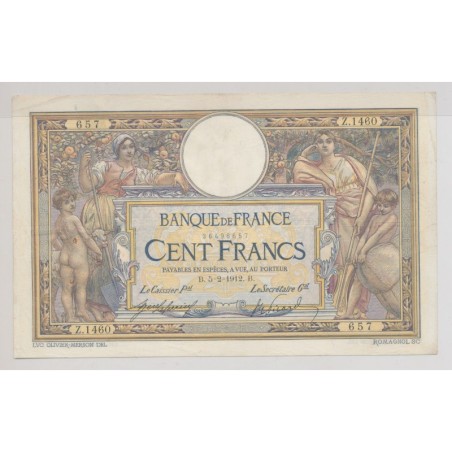 100 Francs Luc Olivier Merson - 5.02.1912