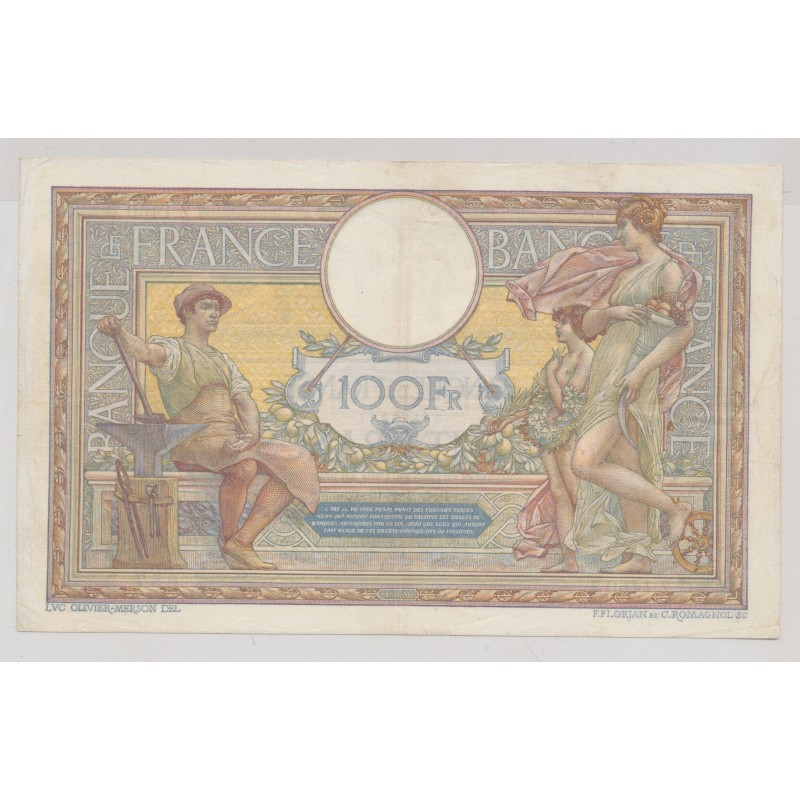 100 Francs Luc Olivier Merson - 5.02.1912