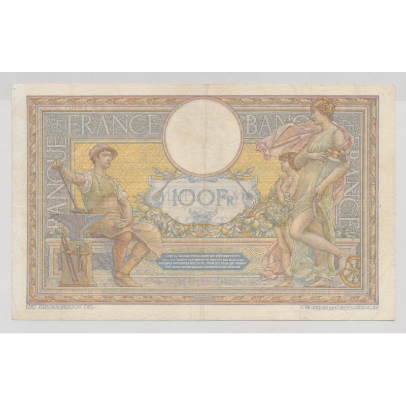 100 Francs Luc Olivier Merson - 24.05.1913
