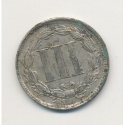 Etats-Unis - 3 Cents 1866 2