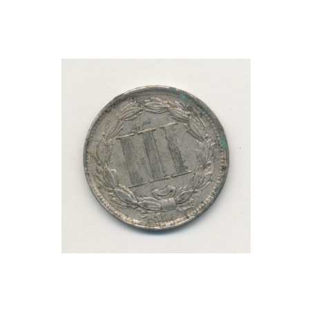 Etats-Unis - 3 Cents 1866