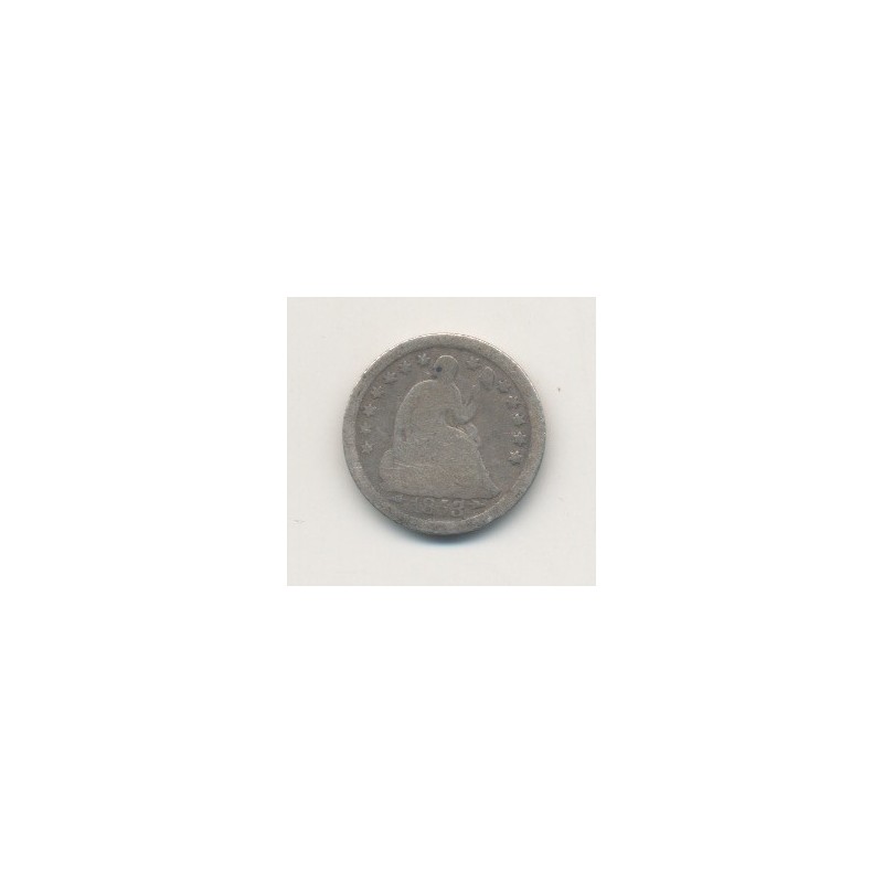 Etats-Unis - 1/2 Dime 1853 O - Nouvelle Orléans