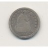 Etats-Unis - 1/2 Dime 1853 O - Nouvelle Orléans