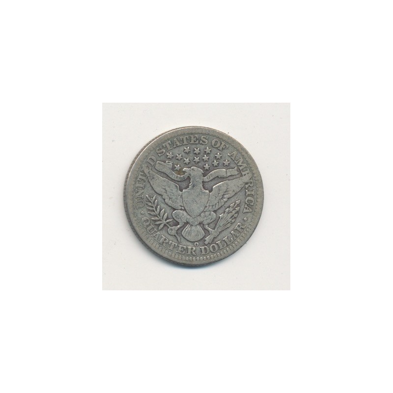 Etats-Unis - 1/4 Dollar 1908 O - Nouvelle Orléans