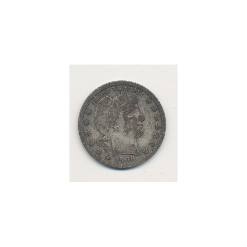 Etats-Unis - 1/4 Dollar Dollar 1909