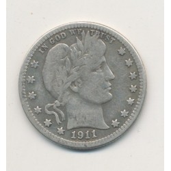 Etats-Unis - 1/4 Dollar 1911 S - San Francisco