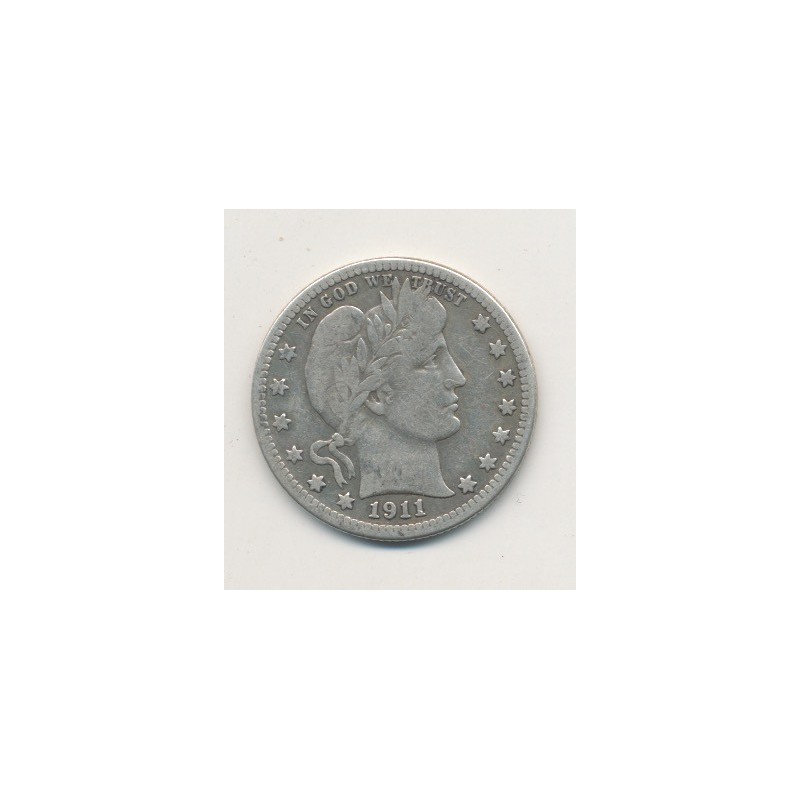 Etats-Unis - 1/4 Dollar 1911 S - San Francisco