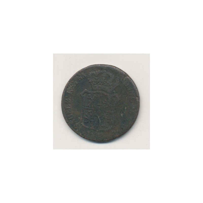 Espagne - 3 Quartos 1843 - Catalogne